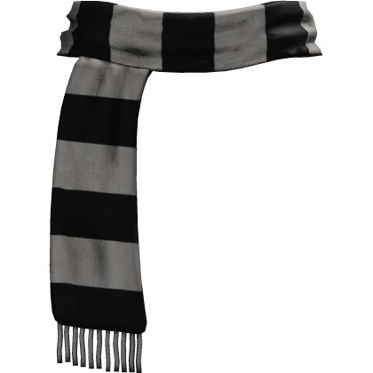 1.0 ♫ realistic black & white emo vkei wool scarf thumbnail