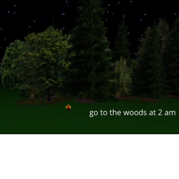 go to the woods at 2 am