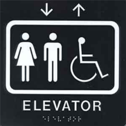 elevator sign Roblox decal