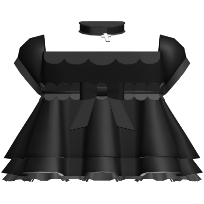 ♡ : cute black babydoll frill shirt