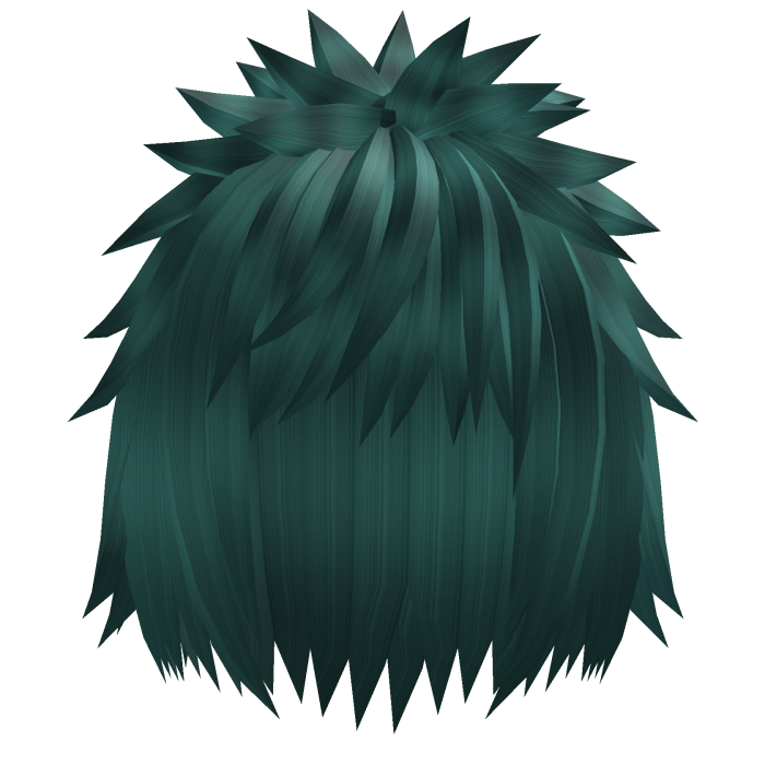 Spiky Anime Boy Hair (Green)
