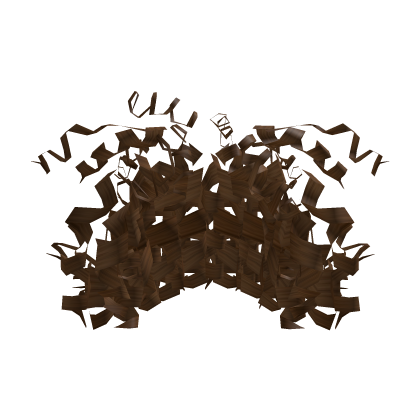 Curly Afro Extensions [Brown] Roblox item