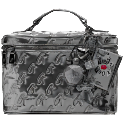 Glam Monogram Vanity Bag In Silver Roblox item