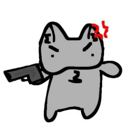 cat with gun Roblox decal