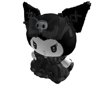 Kuromi Plushie, Black And White emo Roblox item