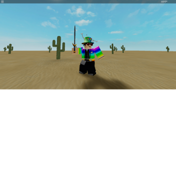 Sword Fighting In The Desert