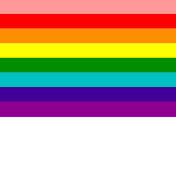 Ride a car down long rainbow road!