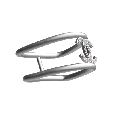 CC luxury bracelet diamond silver