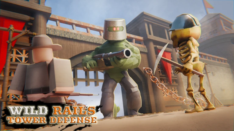 Wild Rails Tower Defense [ZOMBIE🧟]