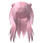 Pastel Pink Kawaii Cheerleader Hair