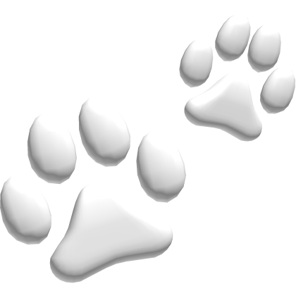 ┊kitty face paws in white Roblox item