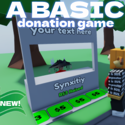 a basic donation game.