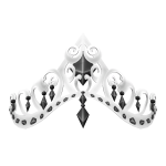 Black Elegant Crown of Royalty