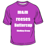 M&M reeses buttercup