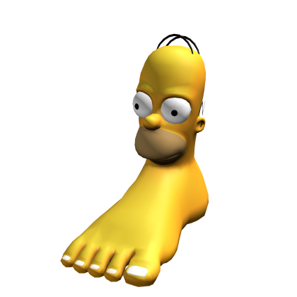 Homer Simpsons Foot Suit