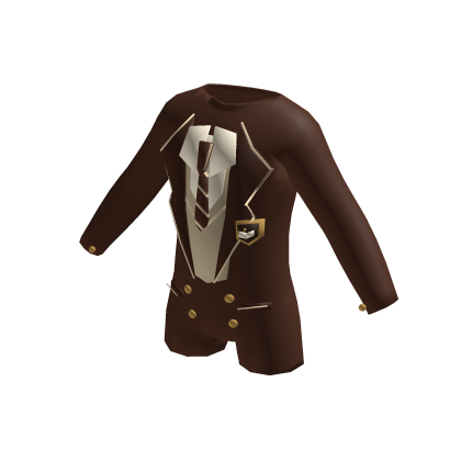Brown Korean School Blazer & Tie