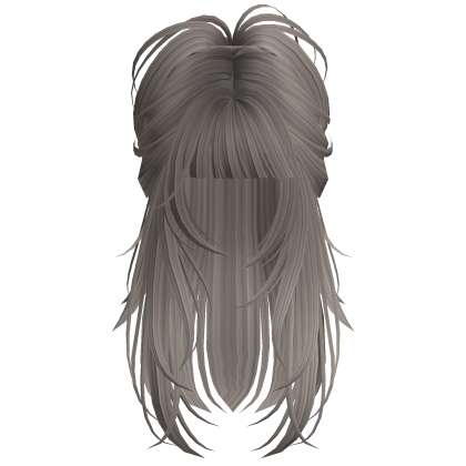 Spikey Emo Half Up (Ash)