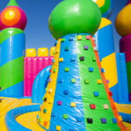 Fun OBBY Rainbow Waterpark Bridge