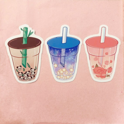 kawaii boba background Roblox decal