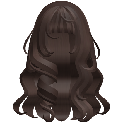brown cute messy wavy long princess hair