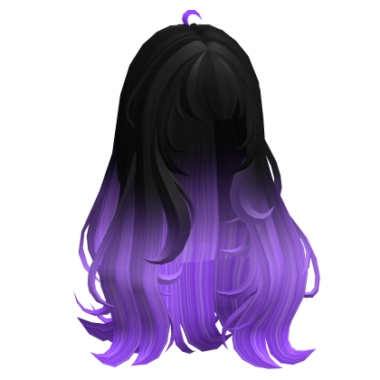 Gospel Girl Hair in Black & Purple Roblox item