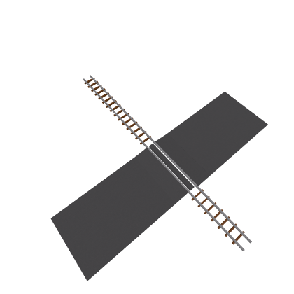 Train track with a road