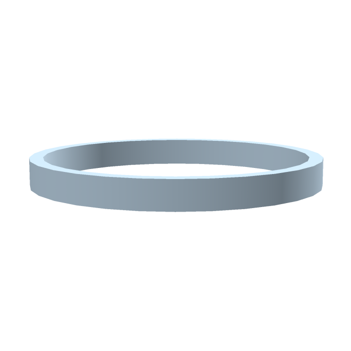 Basic blue choker
