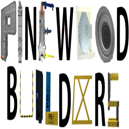 Pinewood Builders transparent Roblox decal