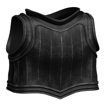Black Medieval Knight Chestplate