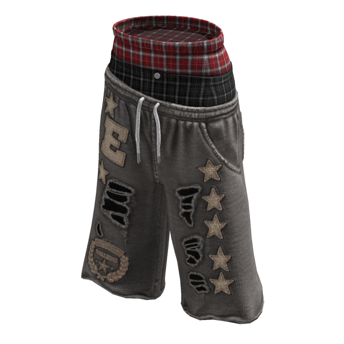 All Star Layered Shorts ⭐ (Grey)