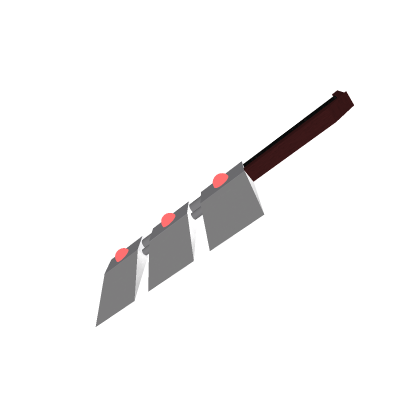 Red neon axe