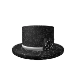 Black Iron Domino Top Hat