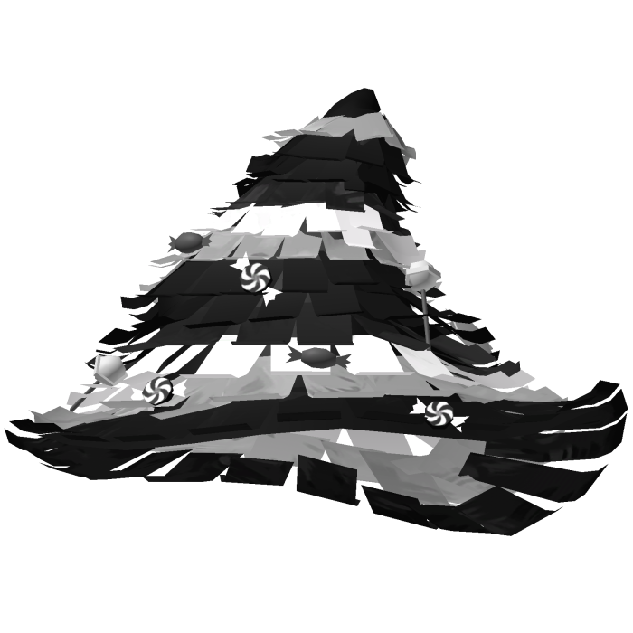 Black and White Halloween Pinata Witch Hat