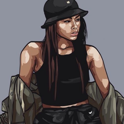 Girl Bucket Hat Trill Art Roblox decal