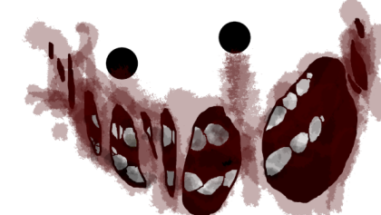 Scary face Roblox decal
