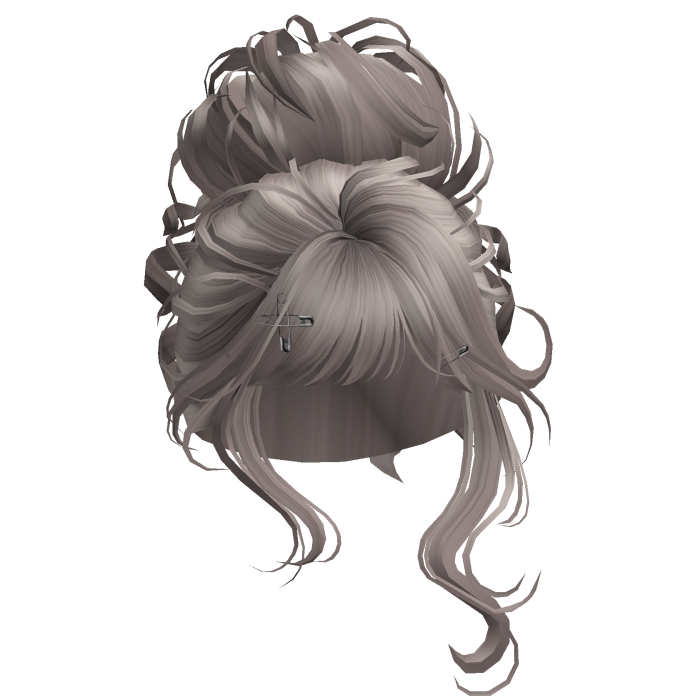 Elegant Princess Wispy Bun (Ash)