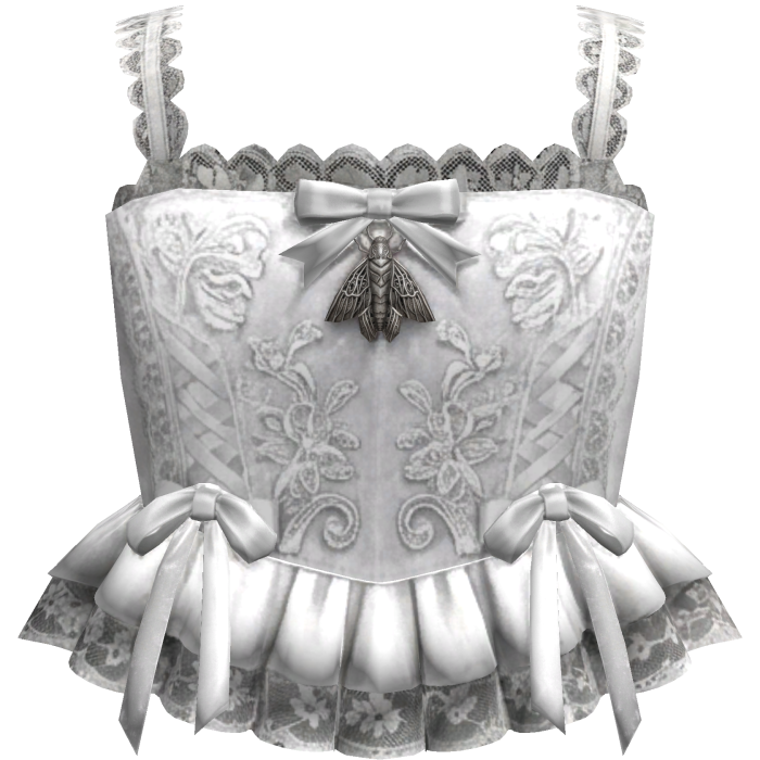 White Lace Corset Top