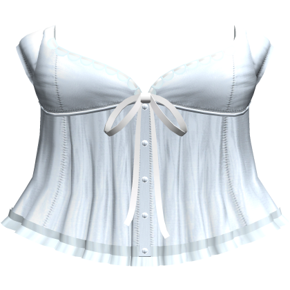 blue dolly horror protagonist babydoll top
