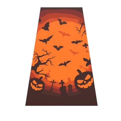 Orange Halloween Cape Roblox item