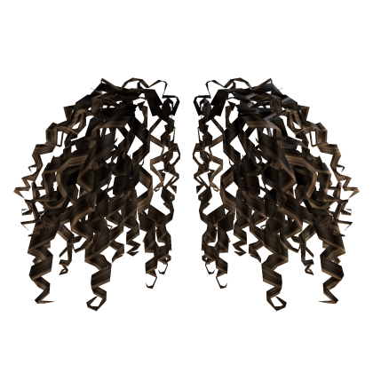 Curly Extensions [brown & blonde] Roblox item