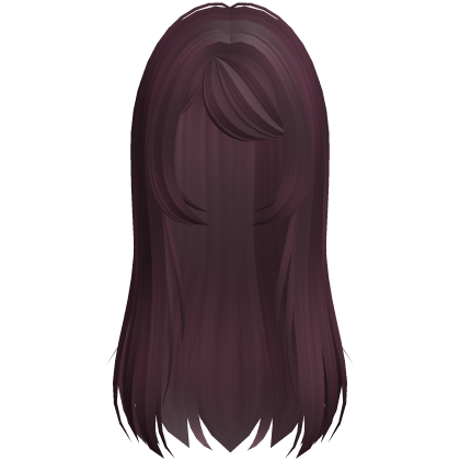 („• ֊ •„) sweetest wispy long hair in red Roblox item