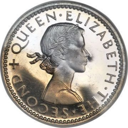 New Zealand Sixpence - Elizabeth II