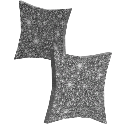 Lil Jojo 10K Silver Diamond Earrings