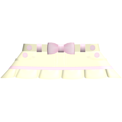 Cute Pink Yellow Cutecore Mezzo Piano Skirt