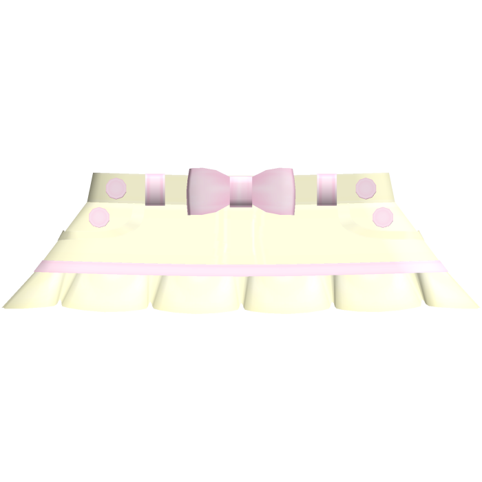 Cute Pink Yellow Cutecore Mezzo Piano Skirt