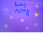 Rainbow bunny army