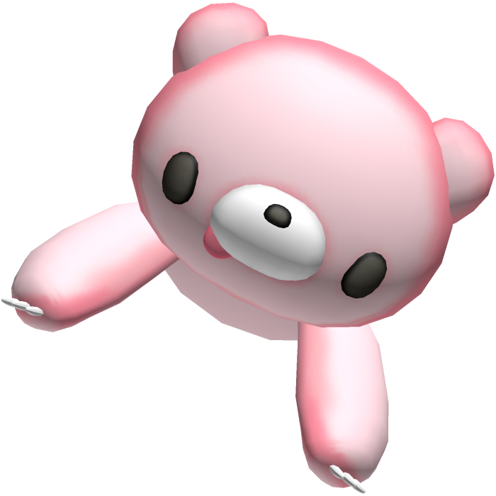 kawaii gloomy bear pink shoulder plush