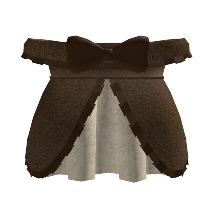  ♡ Cute Vintage Brown Cottagecore Dress Roblox item