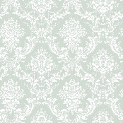 Damask Wallpaper [White/Green] Roblox decal