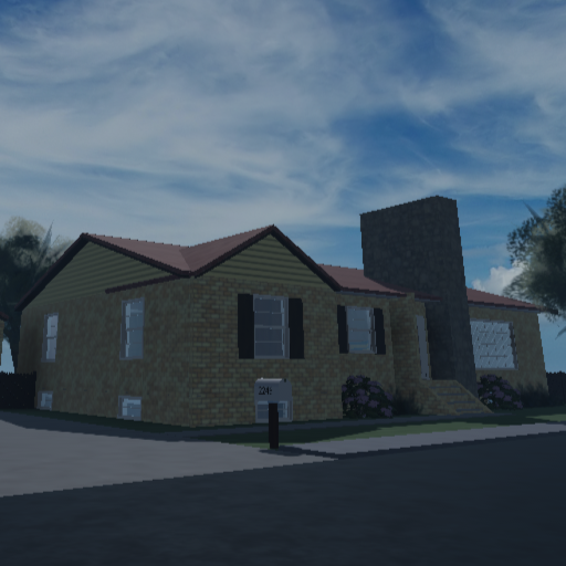 1950s house with ceiling fans